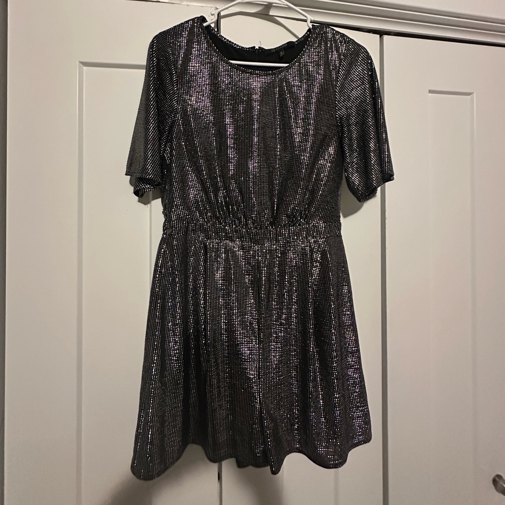 19 Cooper shiny romper dress